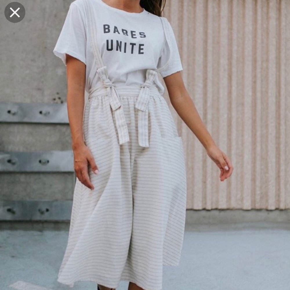 Clad & Cloth Suspender Skirt